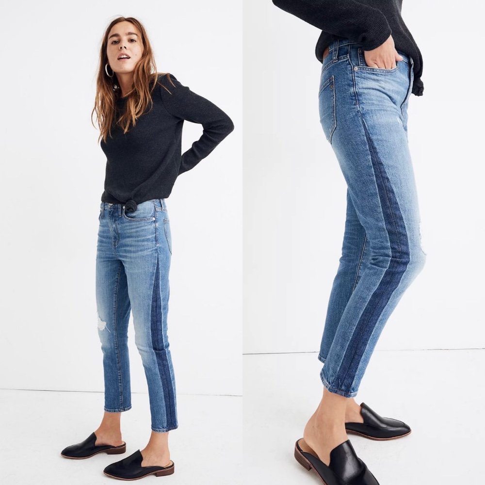 Madewell The High-Rise Slim Boyjean in Raebrook Wash 26